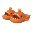 thumbnail image 1 of Sharkicks Basic - Tiger Figurine Shark Slides Yellow Shark Slides Slippers Super Soft Comfy Anti-slip, 1 of 4