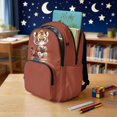 thumbnail image 4 of Whosucclay Reading Tiger Pattern Backpack for Kid Lightweight Large Capacity School Bag with Adjustable Straps, Elementary School Bookbag for Girls Boys, 4 of 8