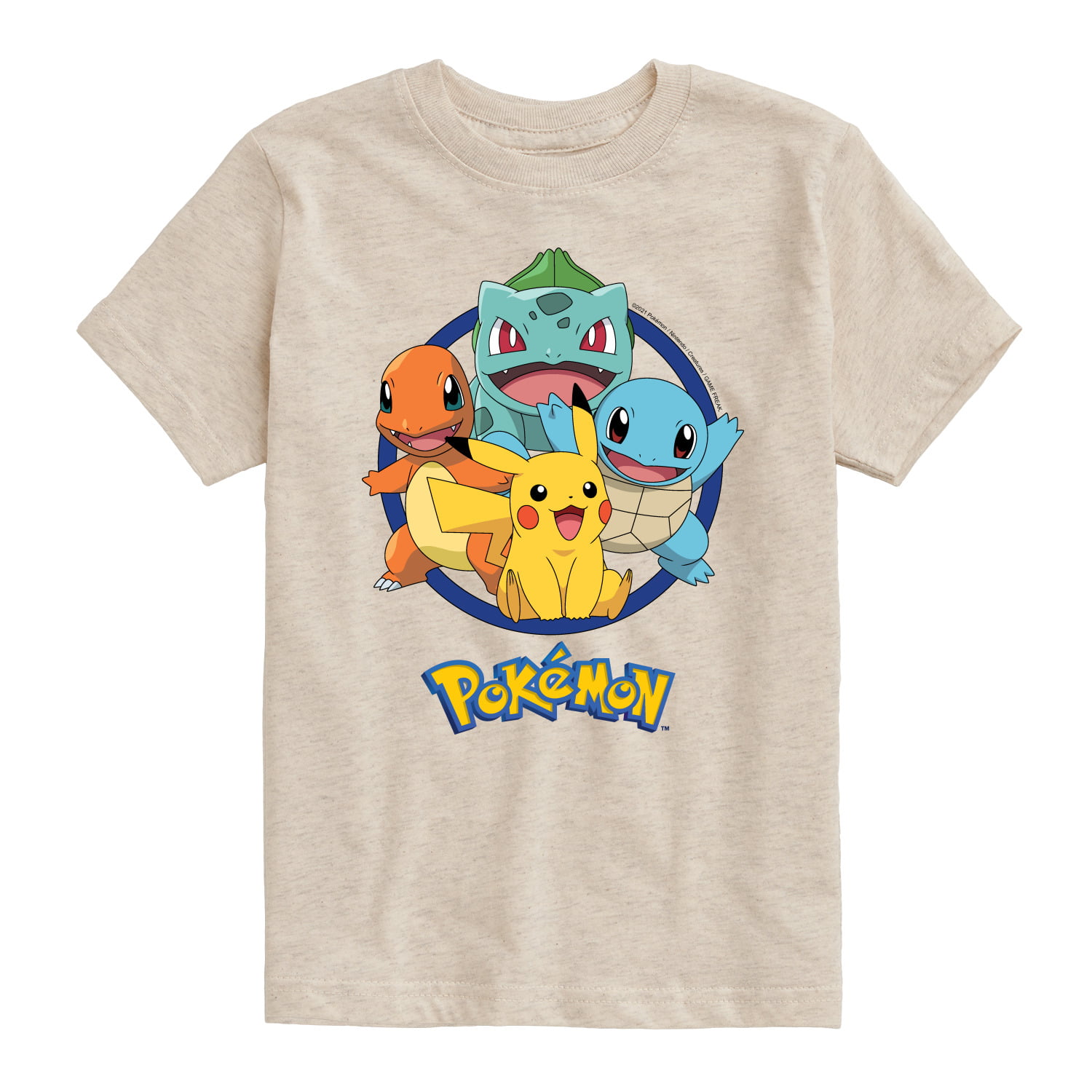 Pokemon - Starter Pokemon - Youth Short Sleeve Graphic T-Shirt