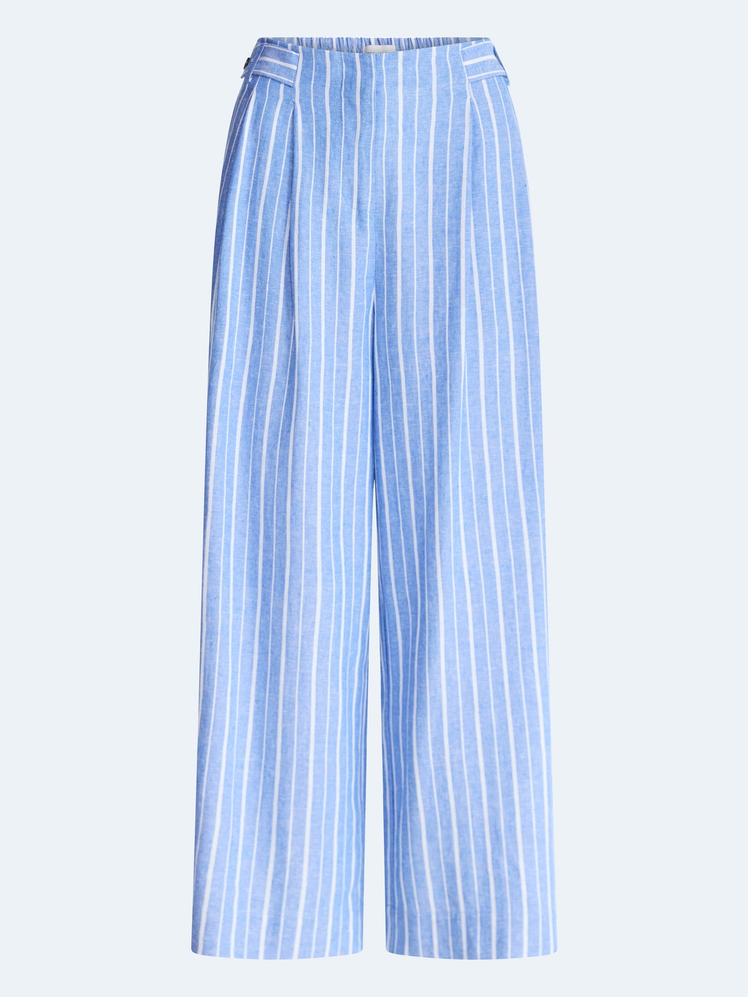 Free Assembly Women's and Women's Plus High Rise Wide Leg Cropped Pants, 27" Inseam, Sizes XS-4X