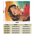 thumbnail image 4 of Manta de dibujos animados de Elena de Avalor, manta de felpa grande súper suave y esponjosa para niños, niñas y adultos jóvenes, manta de franela cálida y acogedora para sala de estar, sofá cama para, 4 of 7