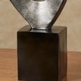 thumbnail image 5 of Abstract Table Sculpture, Metallic Silver and Black, Resembles a Stylized Infinity Symbol, 5 of 5