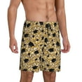 thumbnail image 2 of Kdxio Graduation Hats3 Print Mens Sleep Shorts Bottoms Soft Comfy Pajama Wear Pants with Drawstring Pockets, 2 of 5