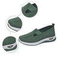 thumbnail image 5 of Fukaraa Breathable Woven Orthopedic Shoes Women Slip On Diabetic Foam Arch Support Walking, 5 of 7
