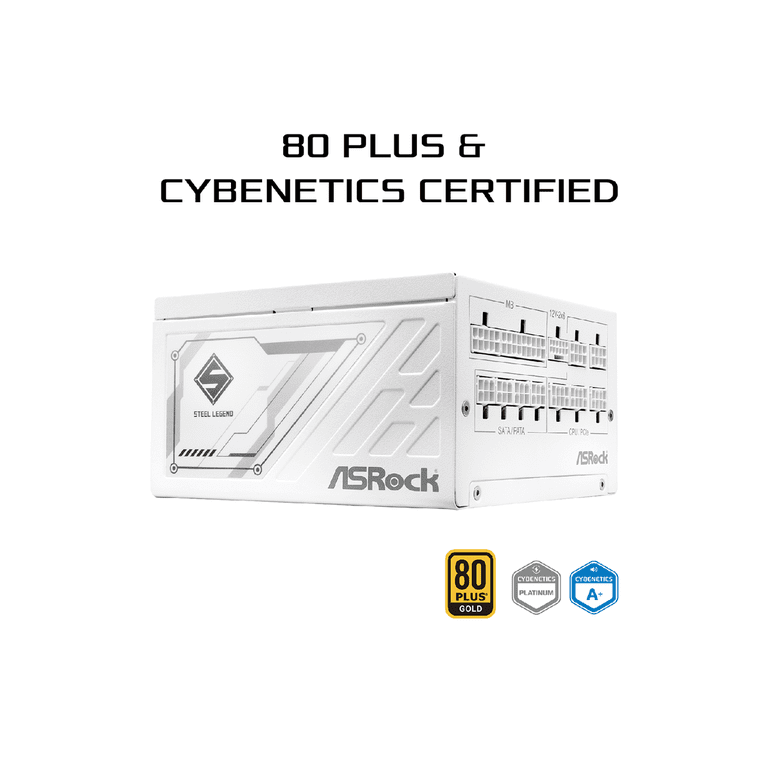 ASRock Steel Legend SL-850GW 850W 80 PLUS GOLD Cybenetics PLATINUM
