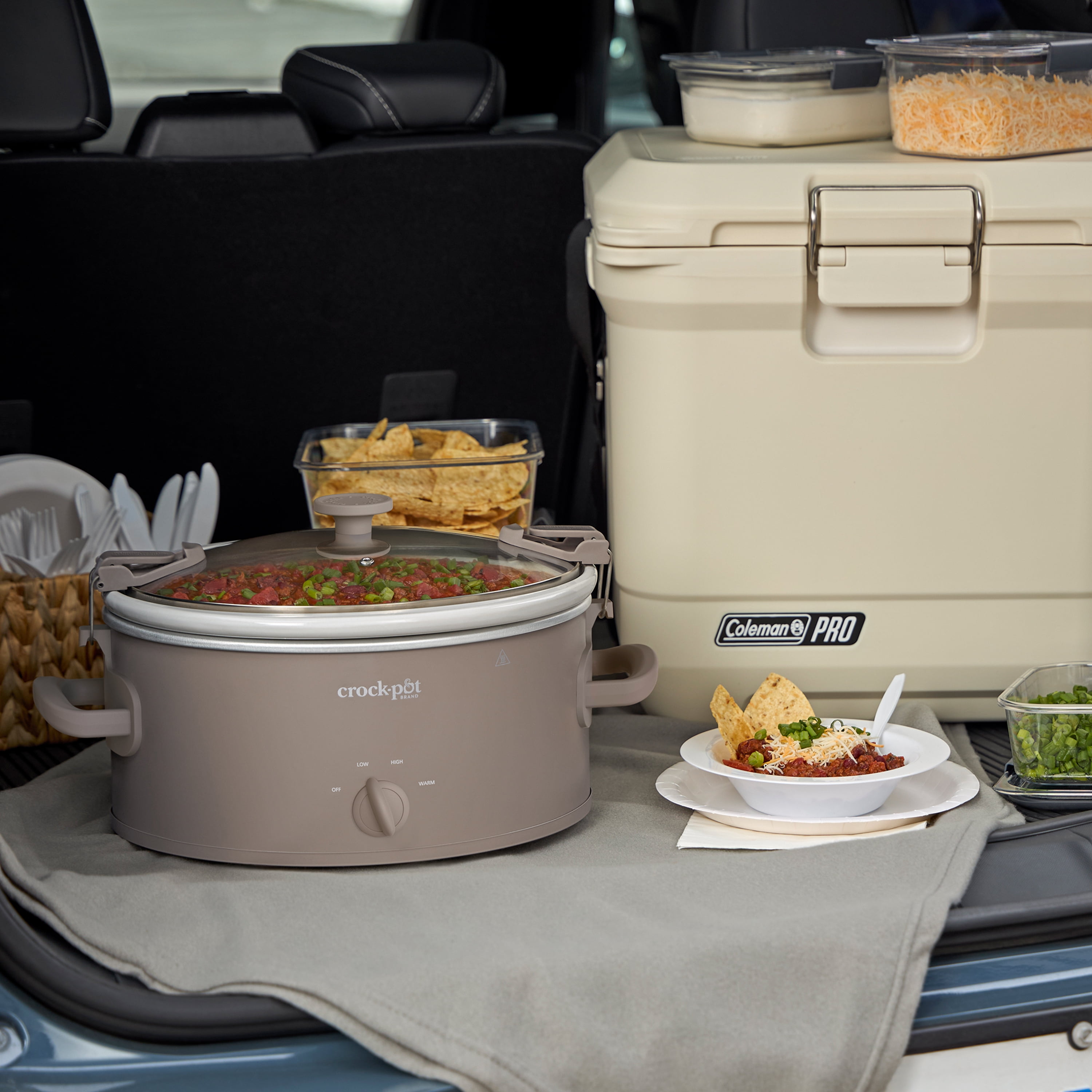 Crock-Pot Design Series 6-Quart Manual Slow Cooker, Alpaca Brown