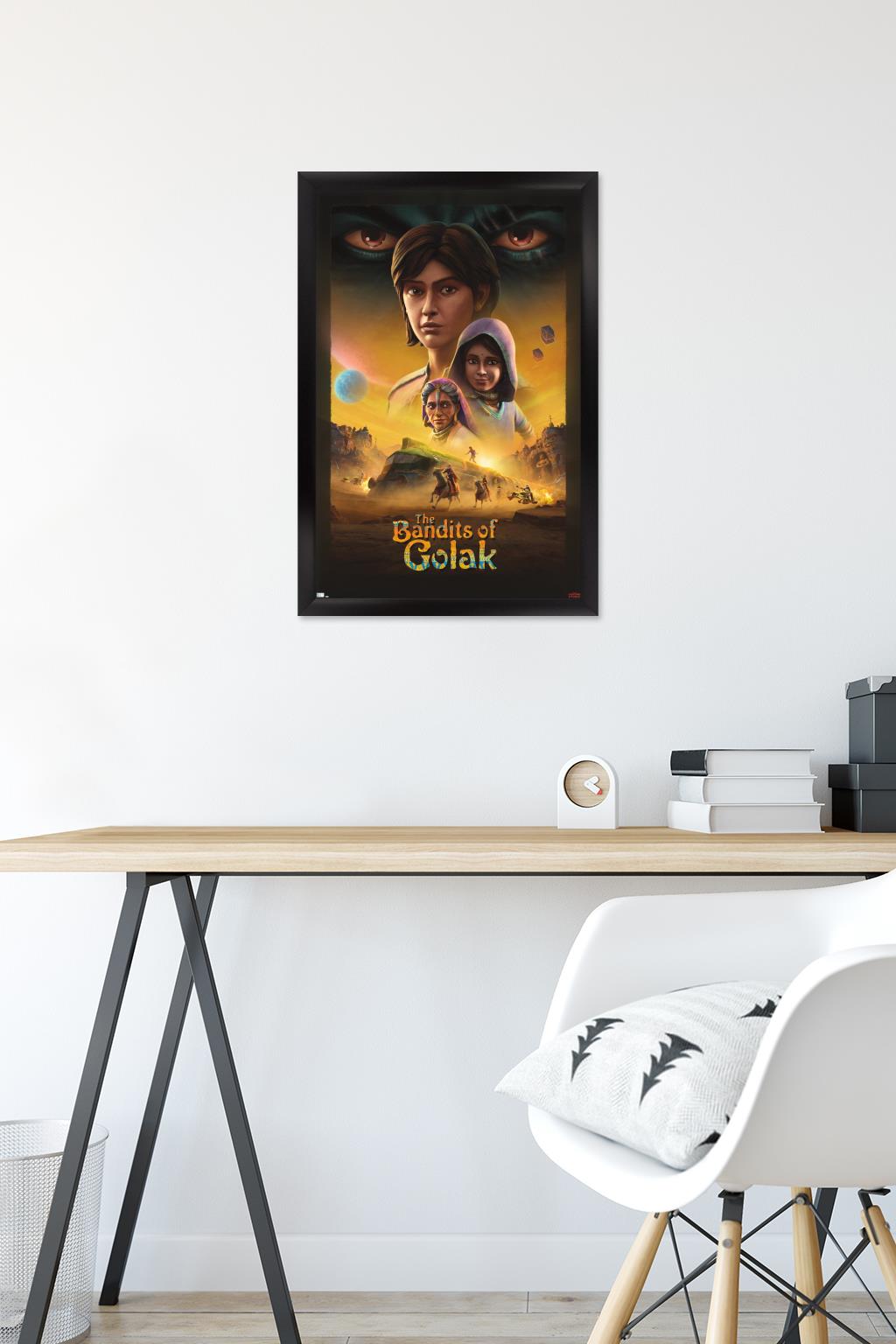 Star Wars: Visions Season 2 - The Bandits of Golak Wall Poster, 14.725" x 22.375" Framed