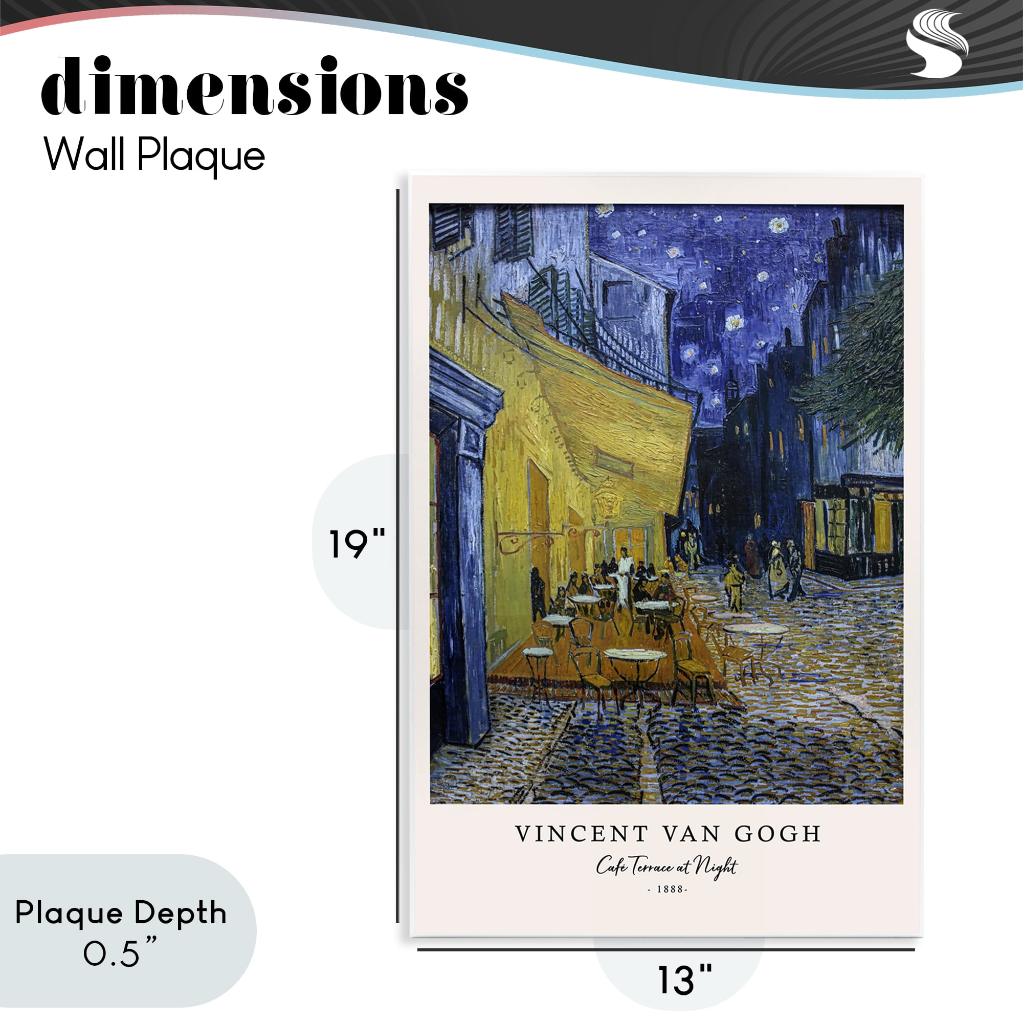 Stupell Industries Classic Cafe Terrace At Night Wall Plaque Art, design by Vintage Hustle