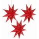thumbnail image 1 of Luces colgantes navideñas | Guirnalda de luces con forma de estrella para dormitorio y decoración del hogar | Faroles de papel plegables con bombillas LED, 1 of 5