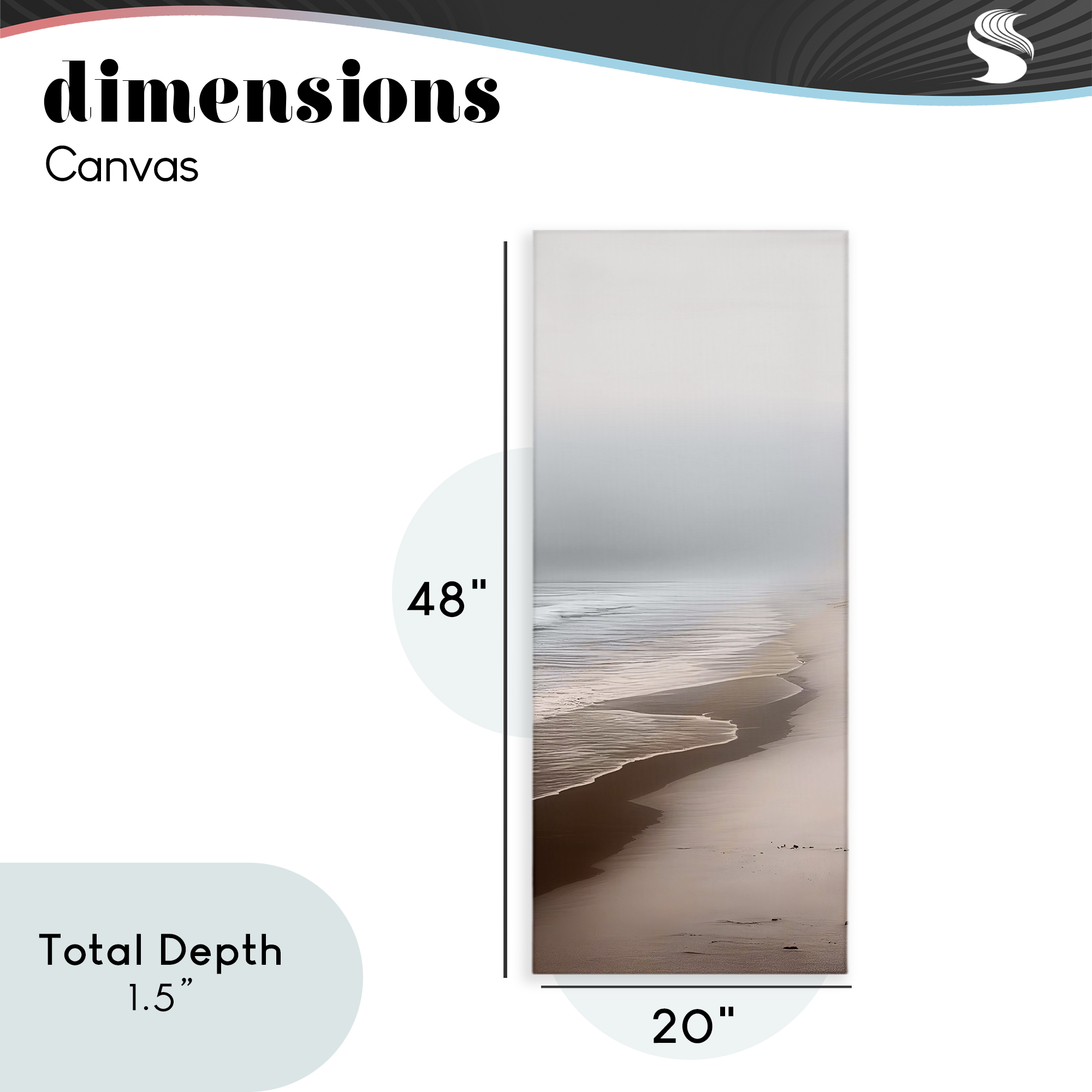 Take Me Down To Sea Again Canvas Wall Art, design by Sasha