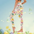 thumbnail image 3 of Gibobby Leggings Termicos Pantalones para mujer Leggings con estampado de Pascua Leggings deportivos（Beige， M), 3 of 4