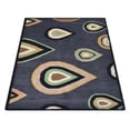 thumbnail image 3 of Rugsotic Carpets Hand Tufted Wool Eco-Friendly 4'x6' Area Rugs Rectangle Charcoal Contemporary Modern High Pile Thick Handmade Anti Skid Indoor Rug for Living Room, Bedroom K00693, 3 of 9