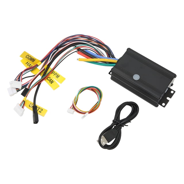 Unidad única ESC, Tubos MOS De Alta Corriente 168MHZ CPU Controlador De Velocidad De Carcasa Protectora ESC 150000EPRM Para Scooter Eléctrico
