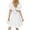 White, variant on IFNWSV Girl Tops Ruffle Short Sleeve Tie Back Dress Kids Off Shoulder A-line Dresses Mint Green 10 Years