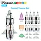 thumbnail image 4 of Building Blocks PicassoTiles Magnet 3 en 1, cohete, autobús escolar, tren, 4 of 9