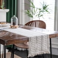 thumbnail image 4 of Furvclv Boho Table Runner with Tassels Hand Woven Cotton Rustic Farmhouse Table Runner for Kitchen Dining Table, 4 of 9