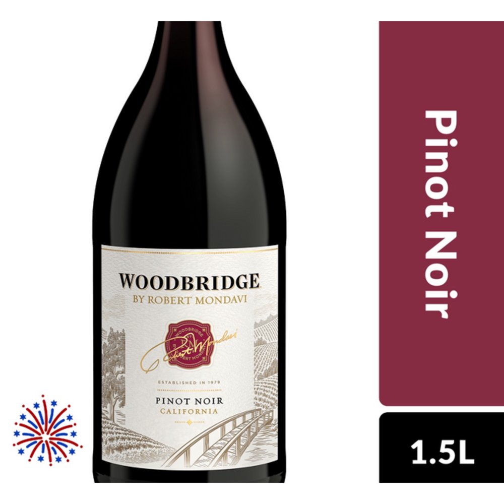 Woodbridge by Robert Mondavi Pinot Noir Red Wine, 1.5 L Bottle