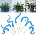 thumbnail image 3 of GINTBN Octopus Tentacle Stakes, 7PCS Glow in The Dark Octopus Garden Stakes, Resin Luminescent Decorative Plant Stakes, Funny Halloween Plant Ornaments Home Decoration, Black, 3 of 8