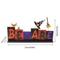 thumbnail image 4 of PENGXIANG Happy Halloween Table Decorations  Pumpkin Table Centerpieces Wooden Candy Day, 4 of 6