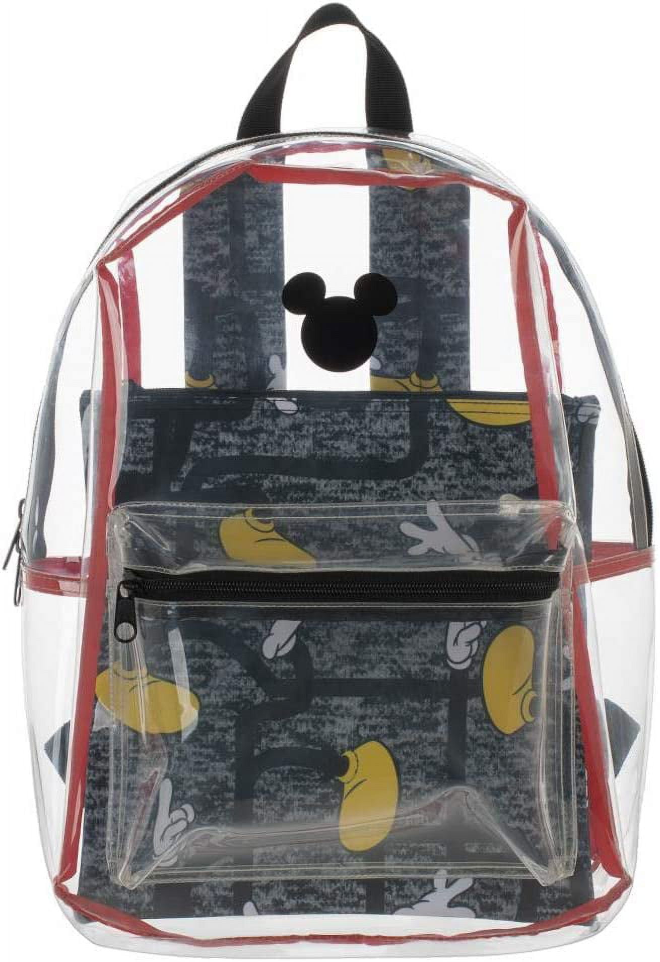 Disney Mickey Mouse Clear Backpack Walmart