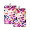 thumbnail image 7 of Yayeee Pot Holders Kitchen Heat Resistant with Pocket 7"x9.8" Cotton Oven Cooking Hot Pads, Purple Colorful Circles, 7 of 7