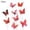 Red, variant on 10PCS Double-Layer Artificial Butterfly Stakes, PVC 3D Butterfly Garden Ornaments with Flexible Stems, Weatherproof Decorative Picks for Potted Plants, Yard & Outdoor Decor,A