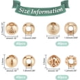 thumbnail image 6 of 160Pcs 4 Styles Brass Stardust Beads 4mm Smooth Round Spacer Bead Hollow Ball Beads Corrugated Round Beads Loose 24K Gold Plated Metal Bead for Jewelry Making Hole: 1.2-1.6mm, 6 of 7