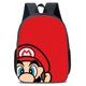 thumbnail image 2 of Set de mochilas Anime School Marios, 3 unidades, para estudiantes, color rojo, 2 of 4