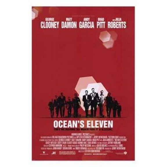 Oceans Eleven Movie Poster - 11 x 17