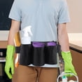 thumbnail image 3 of Adjustable Garden Tool Belt With 3 Pockets, Waterproof Oxford Fabric, Great Helper For Camping Outdoor, 3 of 8