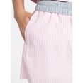 thumbnail image 4 of No Boundaries Cotton Rollover Waist Boxer Shorts, 3'' Inseam, Women’s 00-20, 4 of 5