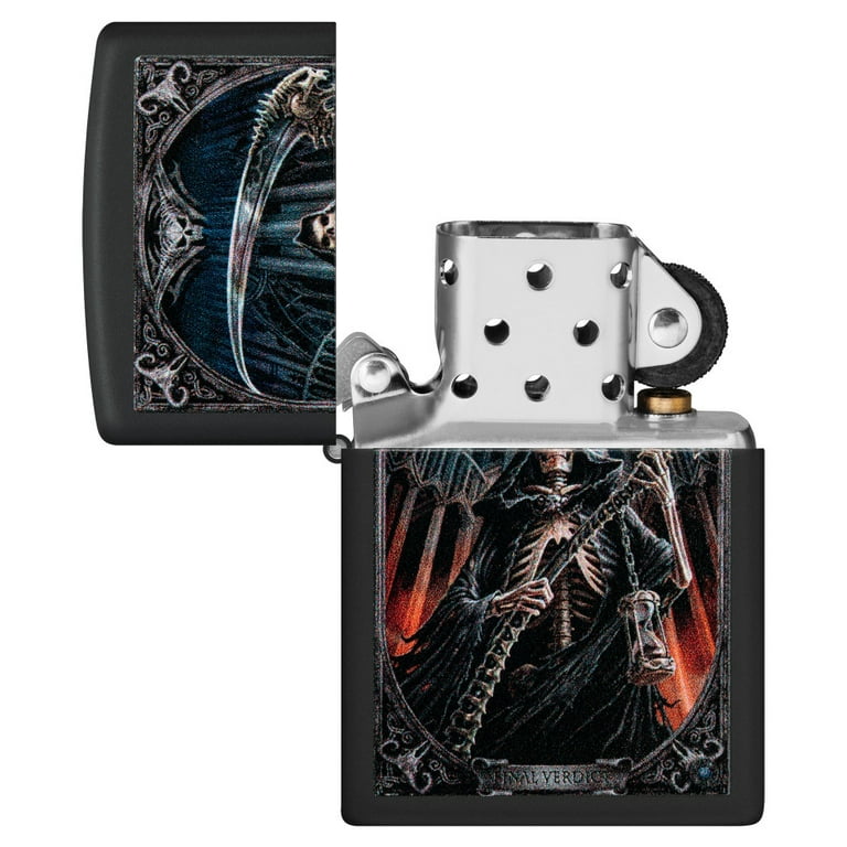 Zippo Anne Stokes Final Verdict Black Matte Pocket Lighter