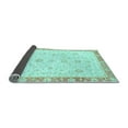 thumbnail image 2 of Ahgly Company Indoor Round Oriental Light Blue Traditional Area Rugs, 6' Round, 2 of 4
