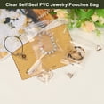 thumbnail image 4 of 100Pcs Jewelry Bags 3.5 x 5.1 Inch Self Seal Jewelry Pouch for Jewelry Packaging, Transparent, 4 of 5