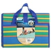 Camco 42805 Handy Mat 60" x 78" (15'' x 10.5'' Folded) Stripes, Blue/Green