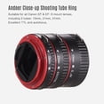 thumbnail image 5 of Andoer Portable Auto Focus AF Macro Extension Tube Adapter Ring (13mm +21mm +31mm) for Canon EOS EF EF-S Mount Lens Replacement for Canon 60D 7D 5D II 550D, 5 of 9