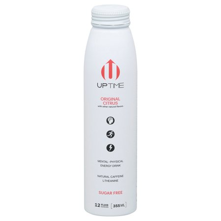 Uptime Beverages Energy Original Sugar Free 12 fl oz (Pack of 12)