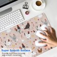 thumbnail image 4 of Long Mouse Pads for Desk,Colorful Chicken Floral Pattern Desk Mats on Top Of Desks, Desk Mouse Pad Extra Large with 3mm Non-Slip Base and Stitched Edge for Gaming,Office,Work,Home 35.4x15.7in, 4 of 5
