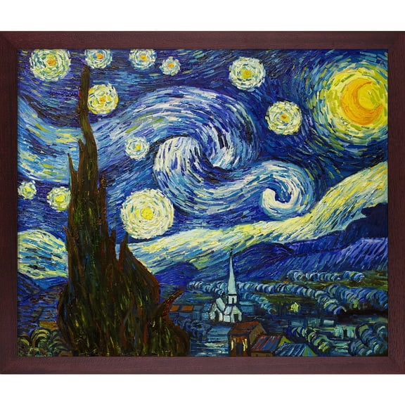 La Pastiche Starry Night by Van Gogh Hand Painted Oil Reproduction
