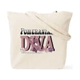 thumbnail image 2 of CafePress - Pomeranian DIVA Tote Bag - Unisex Canvas Tote Bag, Beige, 1-Piece, 2 of 8