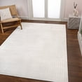 thumbnail image 5 of JONATHAN Y SANDSTONE 8 x 10 Area Rug, Ariana Art Deco Striped Arches Two-Tone - White/Cream, SND100B-8, 5 of 12