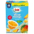 thumbnail image 2 of Dole Fruit Bowls Diced Mango in 100% Juice, 4 oz Cups (12 Pack), 2 of 2