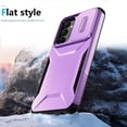 thumbnail image 4 of Rugged Case for Samsung Galaxy A15 5G with Slide Camera Cover & Drop Protection Purple, 4 of 6