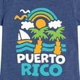 thumbnail image 3 of Instant Message - Puerto Rico - Toddler & Youth Girls Short Sleeve Graphic T-Shirt, 3 of 6