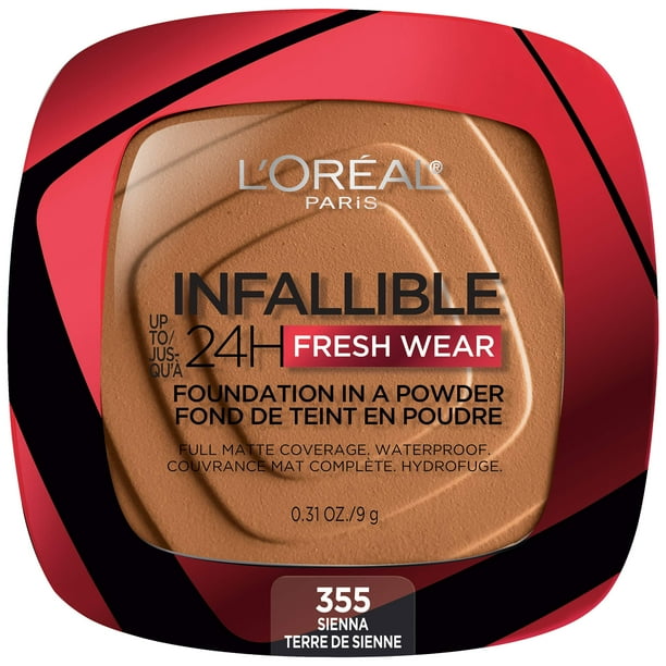 Base de maquillaje L'Oreal Paris Infallible Fresh Wear Sienna, 9 ml