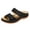 Black, variant on Orthopedic Arch Support Wedge Slip on Sandals for Women Boho Wide Width Open Toe Walking Slides Beach Shoes