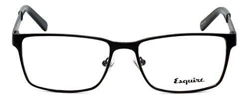 Esquire Designer Reading Glasses EQ8650 in Black 57mm with Case +3.00