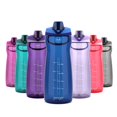 thumbnail image 1 of Pogo Botella De Agua De Plástico De 64 Oz Con Tapa A Prueba De Fugas Y Asa De Transporte Marcas De Capacidad Reutilizables Sin Bpa Apto Para Lavavajillas Perfecto Para Viajes Escuela Al Aire Libre Y G, 1 of 5