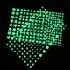 thumbnail image 1 of 2 Sheets Luminous Stars Circles Puffy Stickers Glow In The Dark Creative Sticker For Children Diy Decoration, 1 of 3