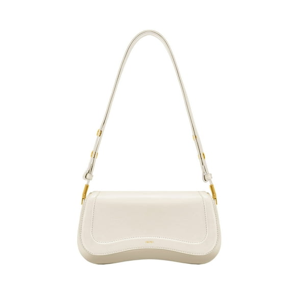 Bandolera JW PEI Joy para mujer, piel vegana y lona, color blanco